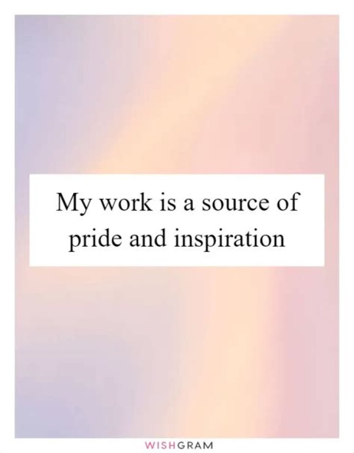 A Source Of Pride And Inspiration