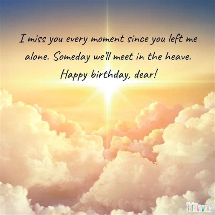 Birthday Greetings In Heaven