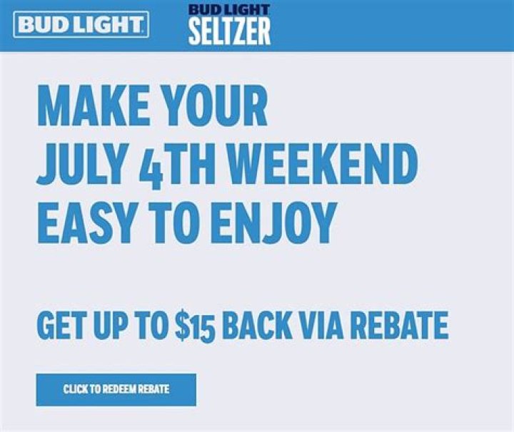 Claim Your Bud Light Summer Rebate Today!