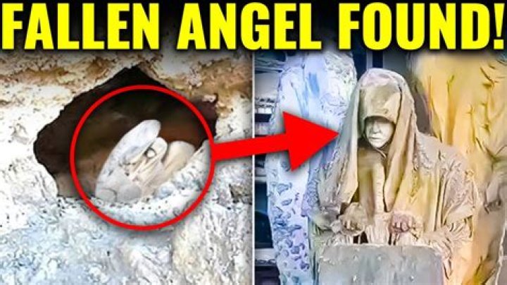 Fallen Angel Statue Discovered In Russia