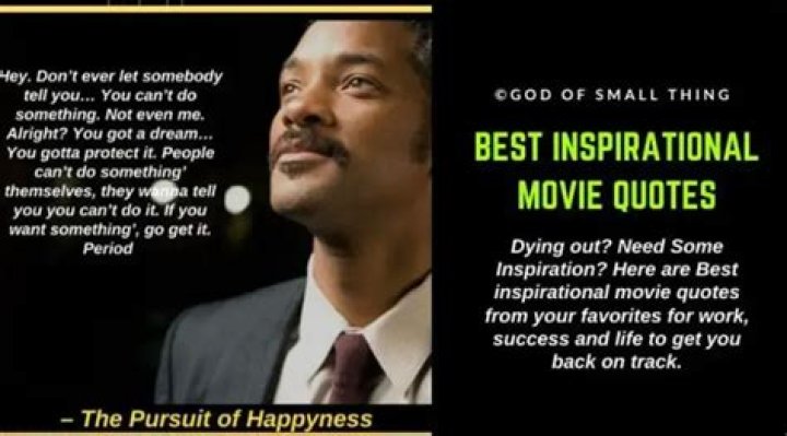 Great Motivational Quotes From Movies