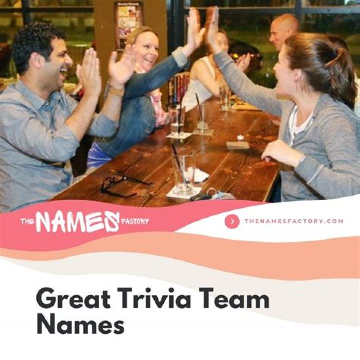Great Trivia Team Names