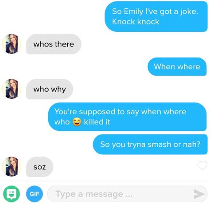 Knock Knock Jokes For Tinder