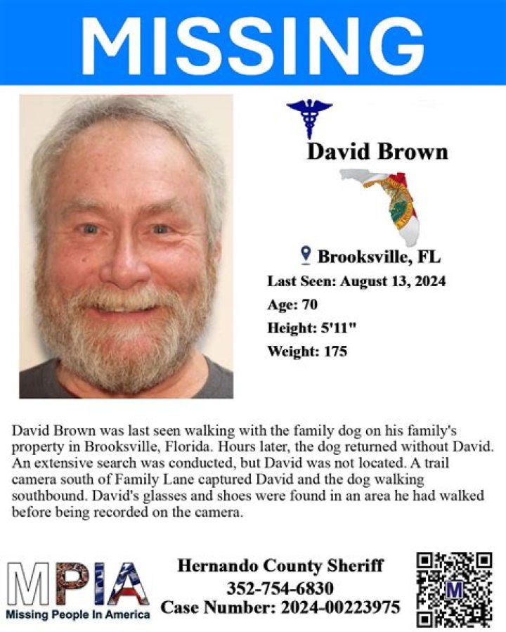 Missing Person Found: Ralph Brown Located