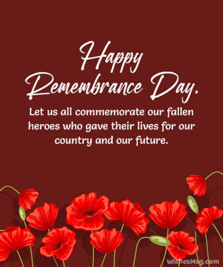Remembrance Message