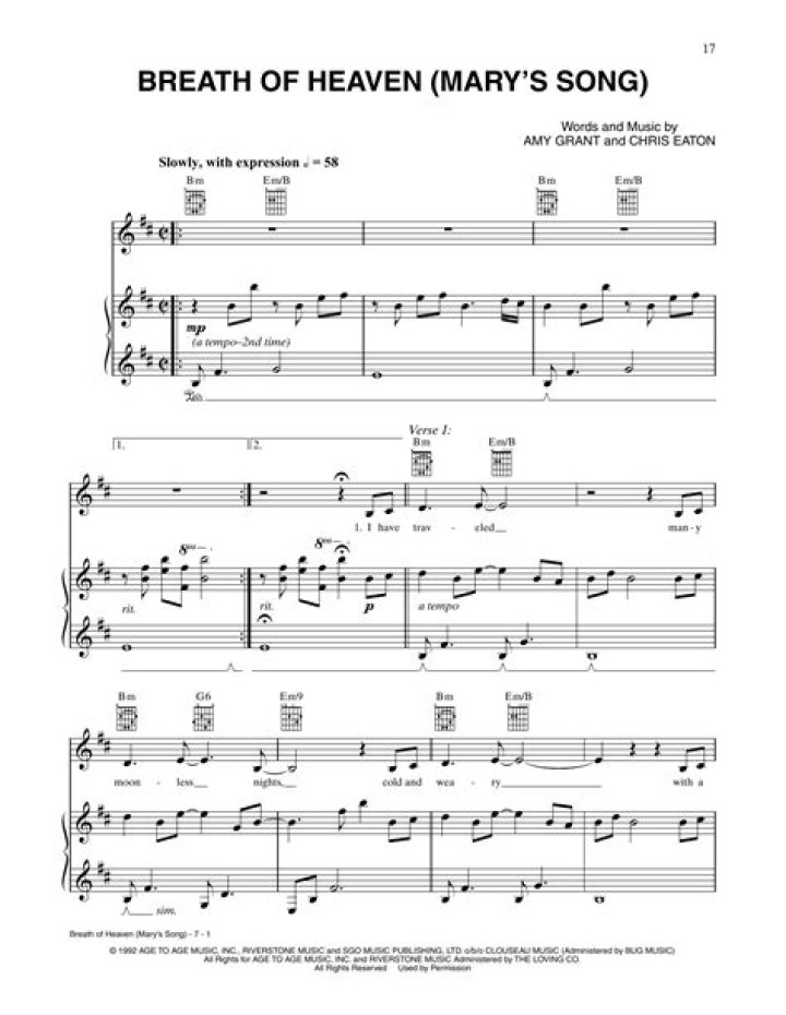 The Ultimate Amy Grant "Breath Of Heaven" Lyrics: Find Inspiration And Solace