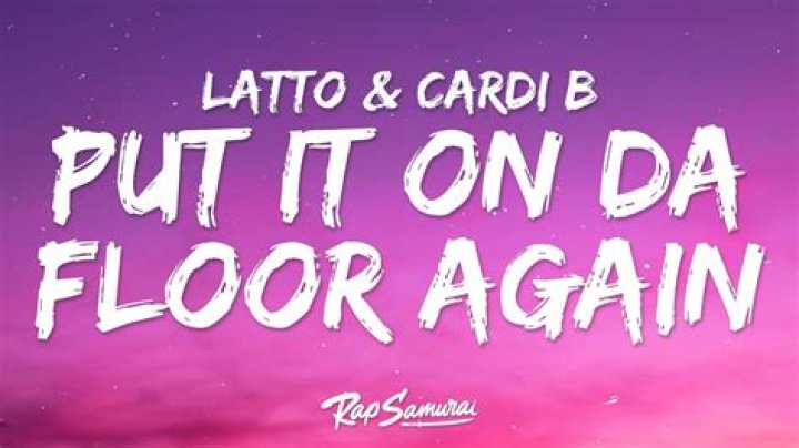 The Ultimate Guide To "Put It On Da Floor (Remix) Cardi B" Lyrics