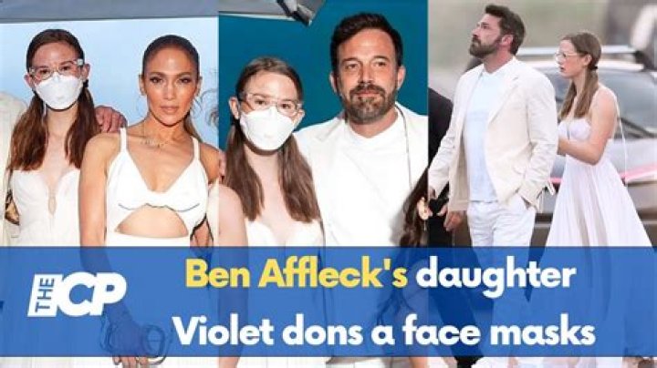 Violet Affleck Masks Up In Style
