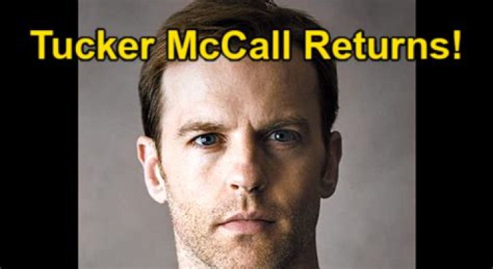 Young And The Restless: Tucker McCall Returns!